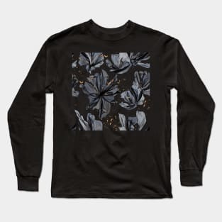 Shadow Flowers Long Sleeve T-Shirt